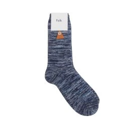 Melange Socks - Navy Mix