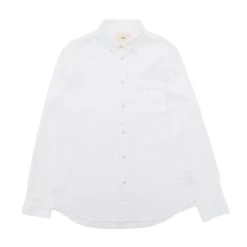 Relaxed Fit Shirt - White Texture
